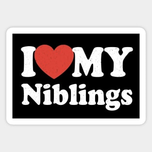 I love My Niblings For Aunts And Uncles Magnet